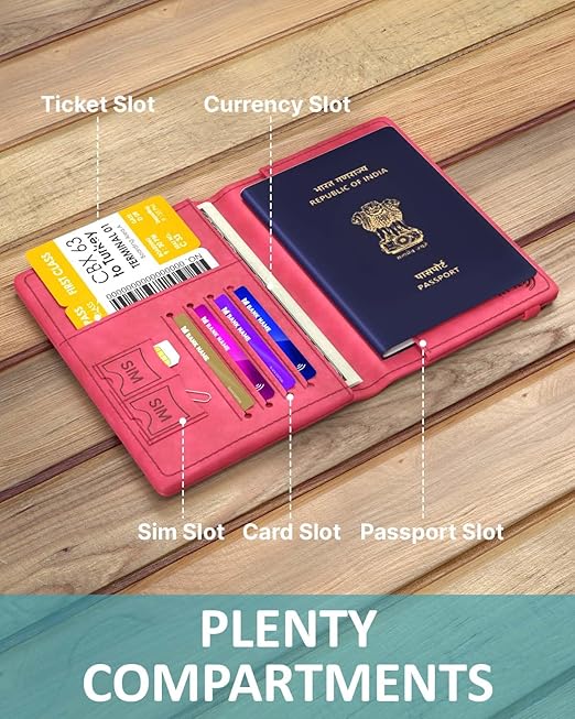fedus faux leather premium passport holder for men and women passport cover case wallet with credit/debit card, boarding pass slots, rfid protected travel document accessories organiser fedus faux leather premium passport holder for men and women passport cover case wallet with credit/debit card, boarding pass slots, rfid protected travel document accessories organiser