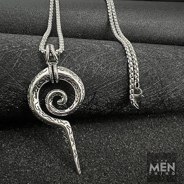 the men thing alloy pendant with pure stainless steel 24inch round box chain, european trending style round box chain & pendant for men & boys the men thing alloy pendant with pure stainless steel 24inch round box chain, european trending style round box chain & pendant for men & boys