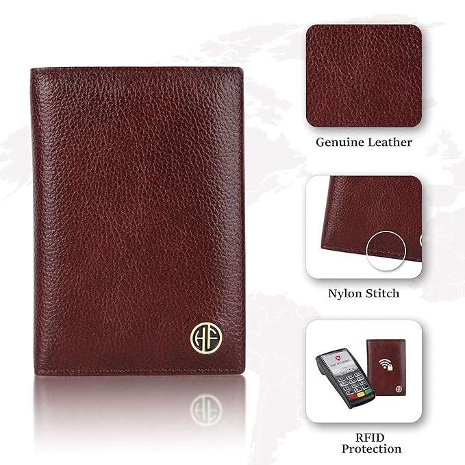 hammonds flycatcher genuine leather passport cover for men, passport cover for women, rfid passport holder for men travel accessories for men, passport bag for men, 3 atm card slots brown hammonds flycatcher genuine leather passport cover for men, passport cover for women, rfid passport holder for men travel accessories for men, passport bag for men, 3 atm card slots brown