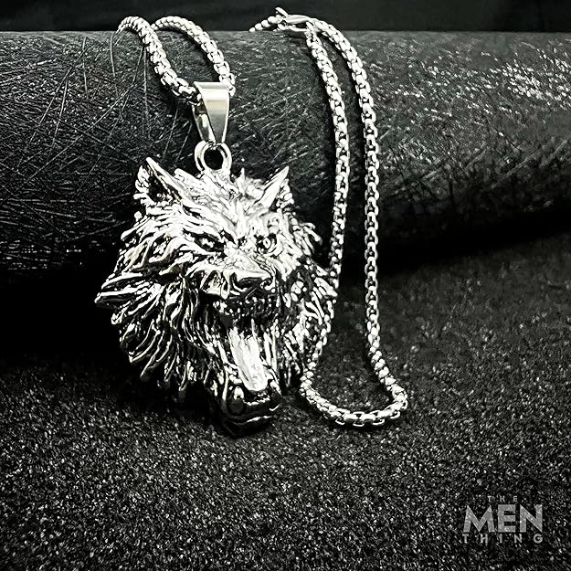 the men thing alloy pendant with pure stainless steel 24inch round box chain, european trending style round box chain & pendant for men & boys the men thing alloy pendant with pure stainless steel 24inch round box chain, european trending style round box chain & pendant for men & boys