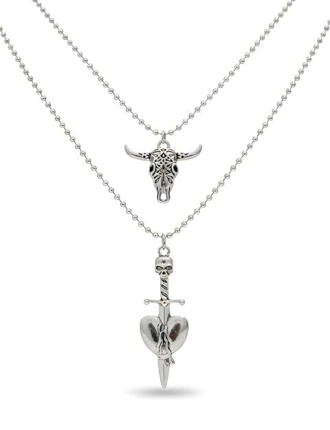anti tarnish stainless steel necklace for men, stylish pendant necklace, men's jewellery for gifting (copy)