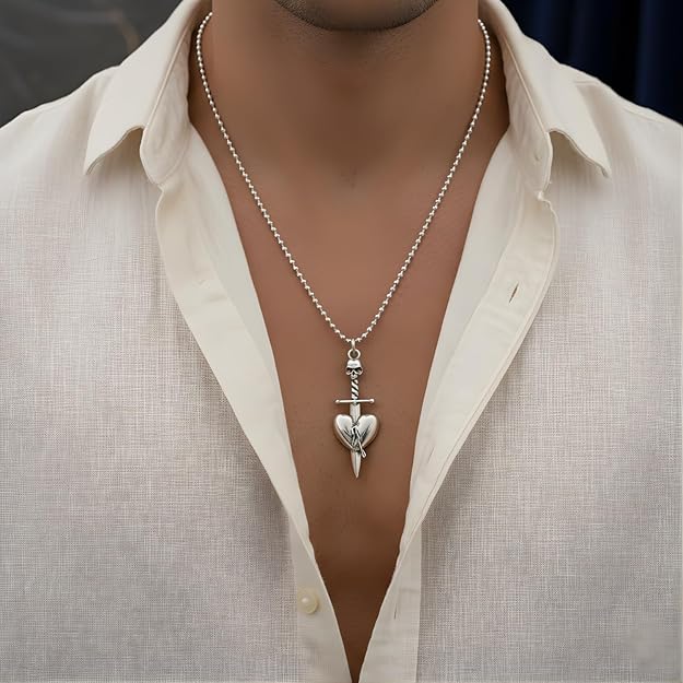 anti tarnish stainless steel necklace for men, stylish pendant necklace, men's jewellery for gifting (copy) anti tarnish stainless steel necklace for men, stylish pendant necklace, men's jewellery for gifting (copy)