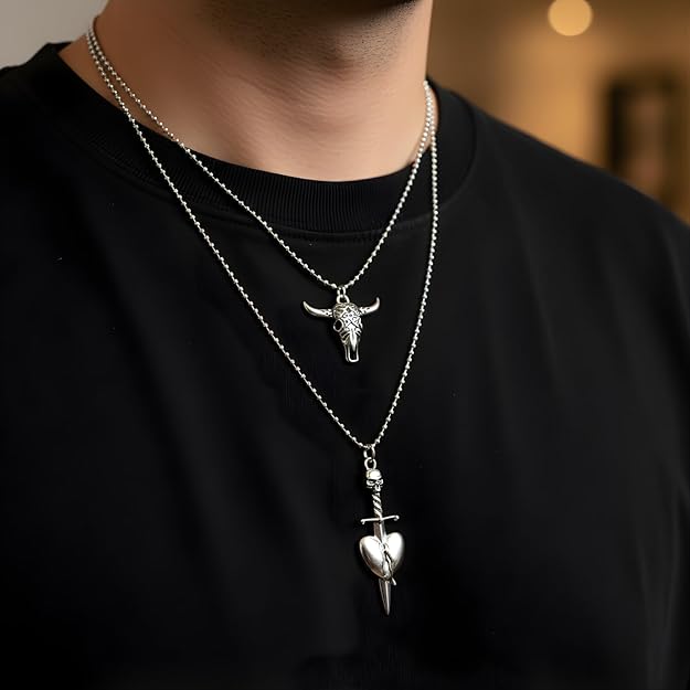 anti tarnish stainless steel necklace for men, stylish pendant necklace, men's jewellery for gifting (copy) anti tarnish stainless steel necklace for men, stylish pendant necklace, men's jewellery for gifting (copy)