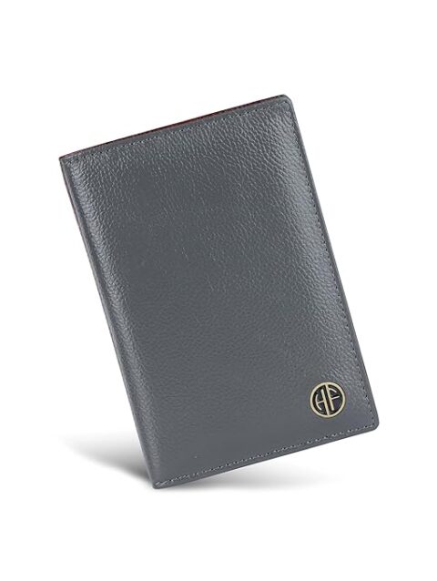 hammonds flycatcher genuine leather passport cover for men, passport cover for women, rfid passport holder for men travel accessories for men, passport bag for men, 3 atm card slots croc brown (copy)