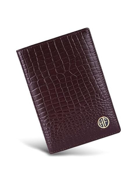 hammonds flycatcher genuine leather passport cover for men, passport cover for women, rfid passport holder for men travel accessories for men, passport bag for men, 3 atm card slots tan (copy)