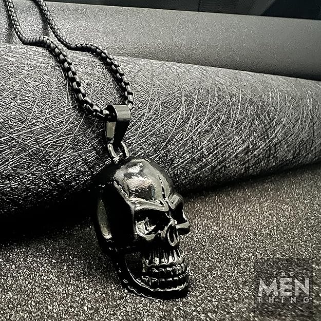 the men thing alloy pendant with pure stainless steel 24inch round box chain, european trending style round box chain & pendant for men & boys the men thing alloy pendant with pure stainless steel 24inch round box chain, european trending style round box chain & pendant for men & boys